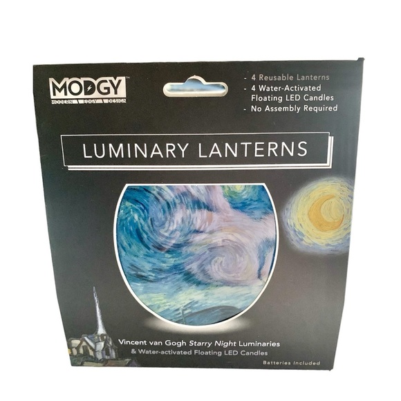 Vincent van Gogh Starry Night Modgy Lantern, [New] - Picture 1 of 4